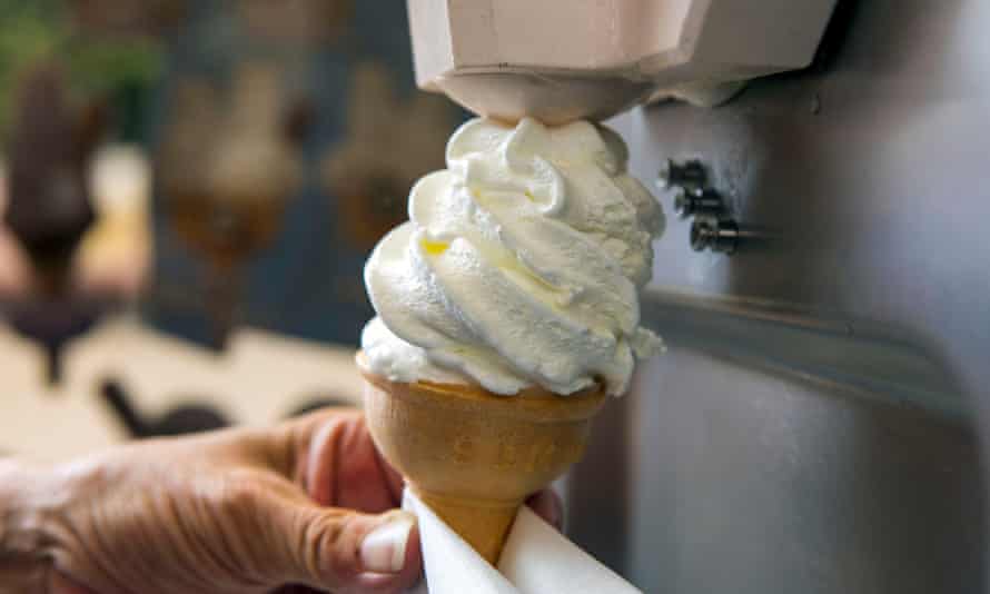 a 99 ice-cream and flake