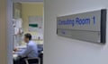 Doctors consulting room. England. UK<br>G8CYJD Doctors consulting room. England. UK