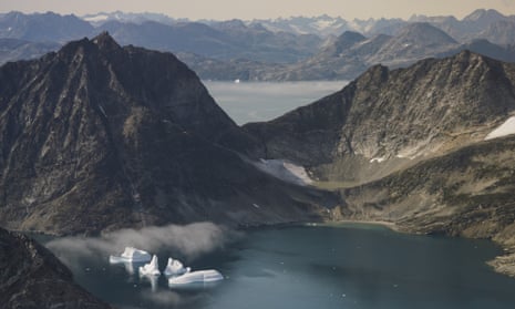 Icebergs in Greenland. Trump is said to be exploring the idea with ‘varying degrees of seriousness’.