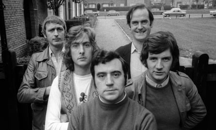 Monty Pythons Graham Chapman, Eric Idle, Terry Jones, John Cleese and Michael Palin in 1970.