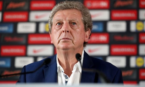 Roy Hodgson during a press conference in Chantilly, France, on Tuesday afternoon.