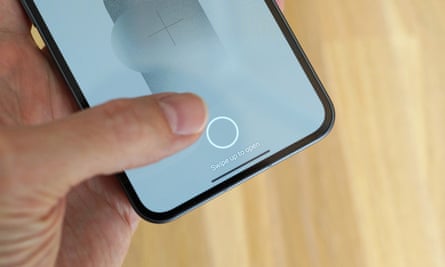 The Nothing Phone 2 fingerprint scanner.