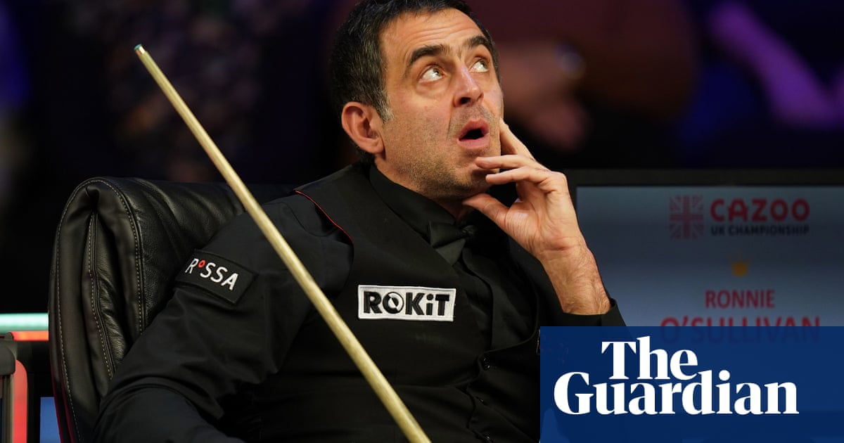 Ronnie O’Sullivan orders photographer to leave during UK Championship loss