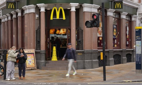 A branch of McDonald's in Soho, London.