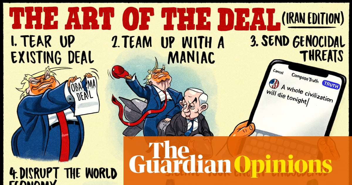 Ben Jennings on Trump’s ceasefire deal with Iran – cartoon
