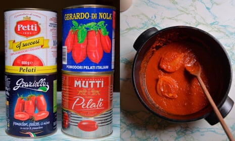 ‘I tend to stick to whole plum tomatoes, usually firm-fleshed Italian San Marzano.’