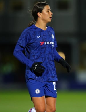 Sam Kerr has not yet found her best form at Chelsea