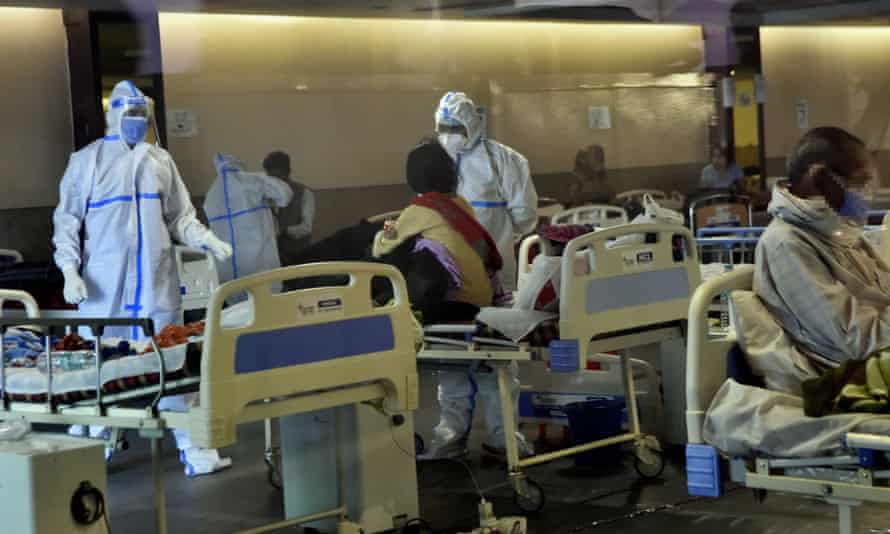 Medics' anger as Delhi orders most beds in private hospitals be reserved for Covid cases | Global development | The Guardian