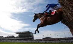 Cue Card ridden by Paddy Brennan at the Grand National
