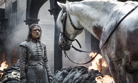 Death could be coming in a very literal way ... Arya in Game of Thrones.