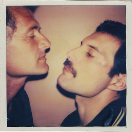 King avec Freddie Mercury en 1981