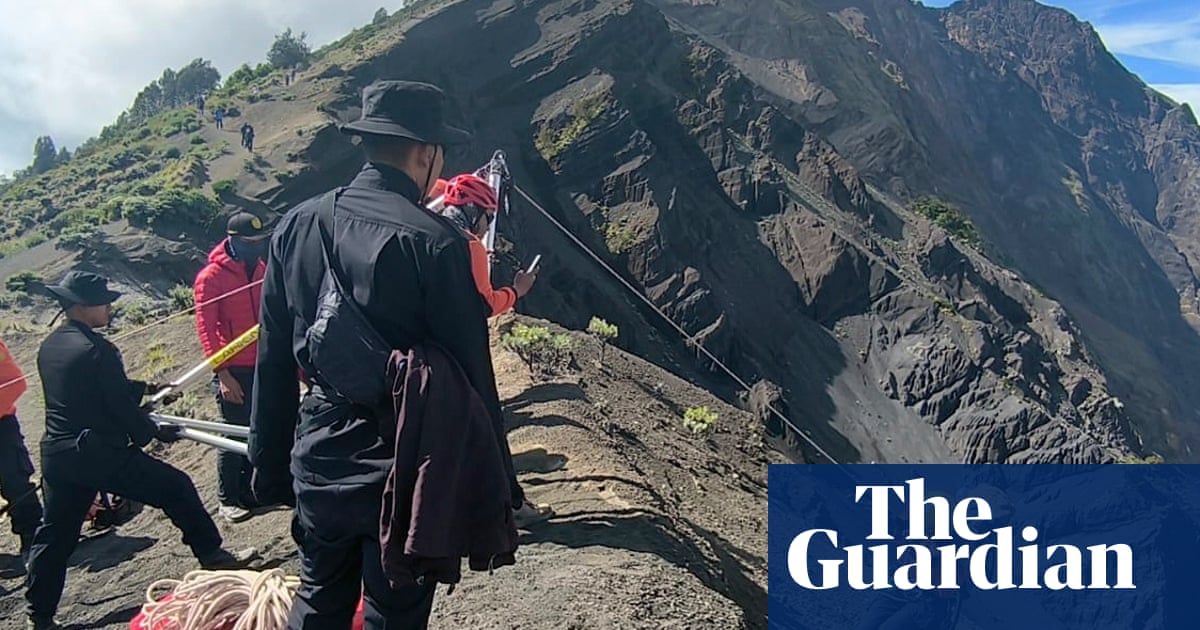 Brazilian hiker found dead after falling off Indonesia volcano trail | Indonesia Brazilian hiker found dead after falling off Indonesia volcano trail | Indonesia