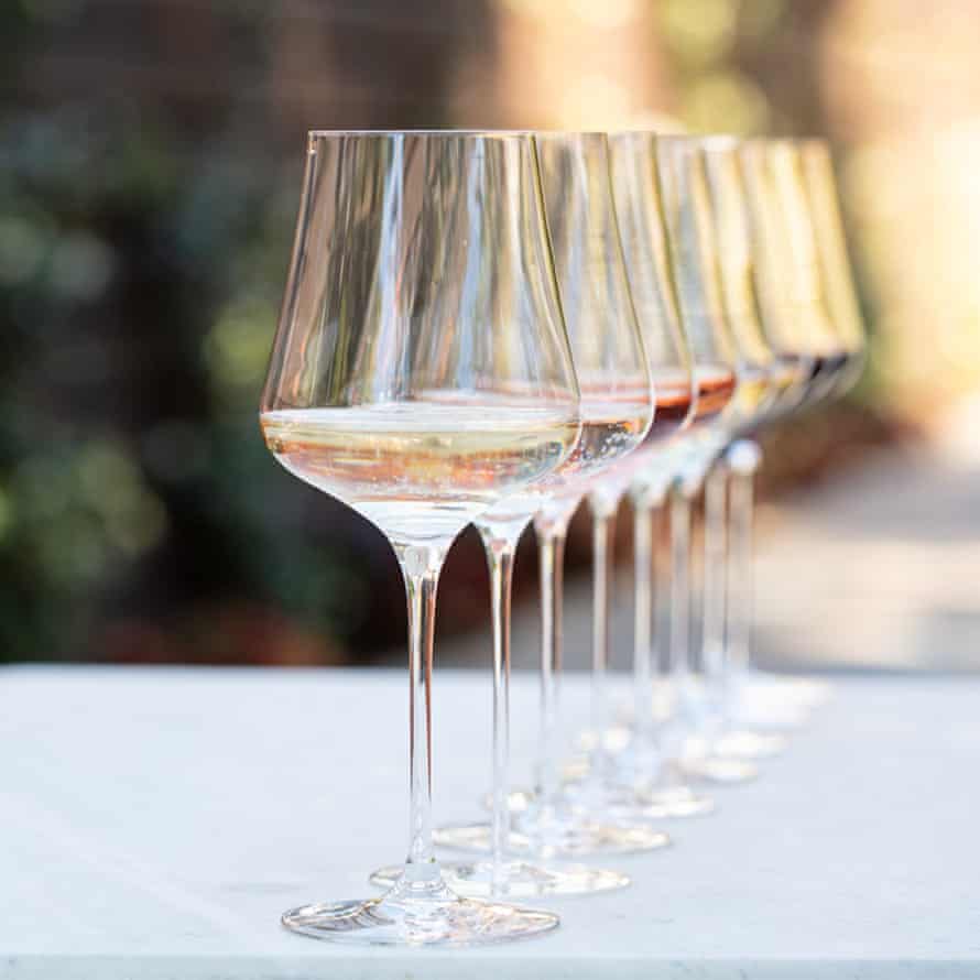 Universal glassware from Gabriel-Glas can hold reds, whites, rosés, and champagnes without sacrificing functionality