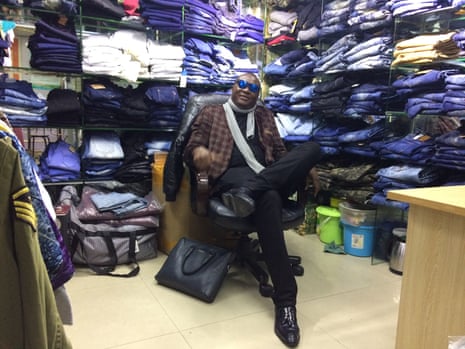 Kalifa Feika, 44, a Sierra Leonean business man who is among those seeking his fortune in Guangzhou’s Little Africa