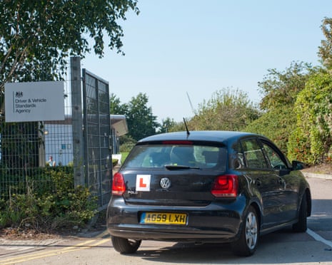 DVLA test centre in Erith, South London.