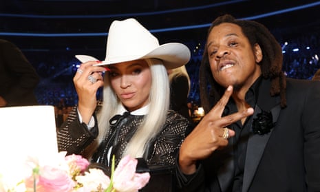 Beyoncé and Jay-Z at the Grammy Awards in February.
