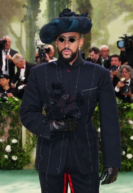 Bad Bunny at the 2024 Met Gala.