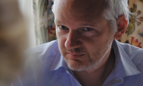 Unembarrassable … Julian Assange in Risk.