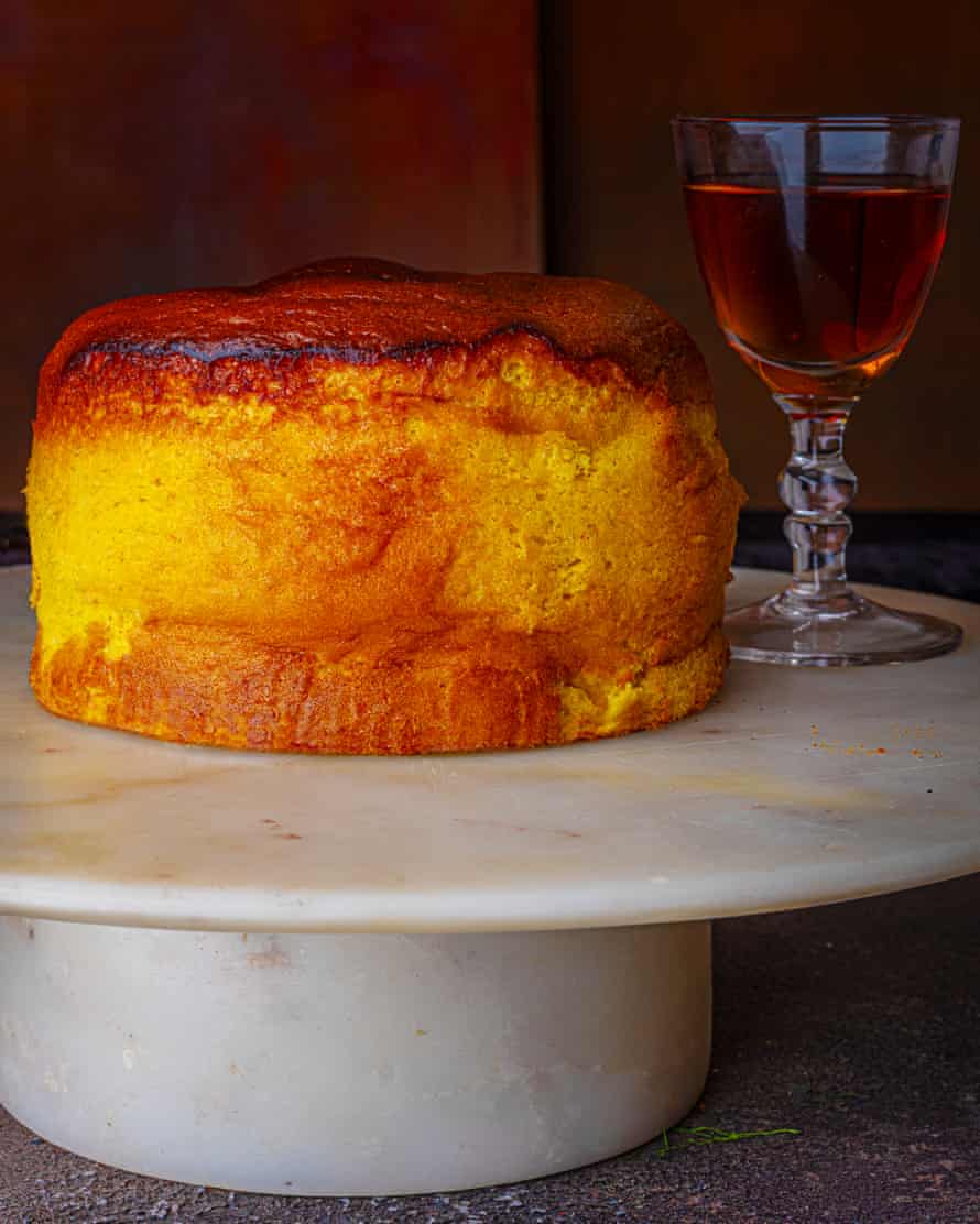 ‘Best very soon after it is made’: marsala cake.