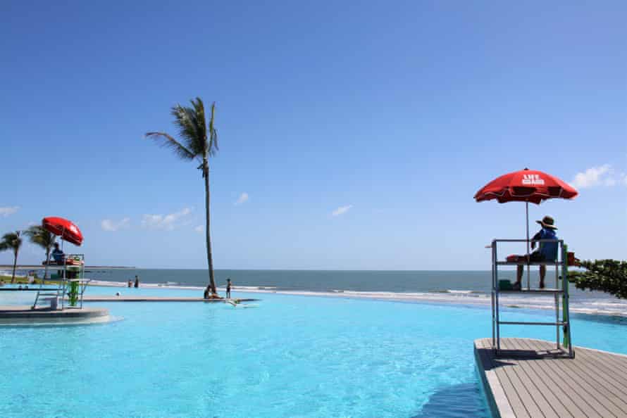 The large, free beachside Yeppoon pool in Queensland