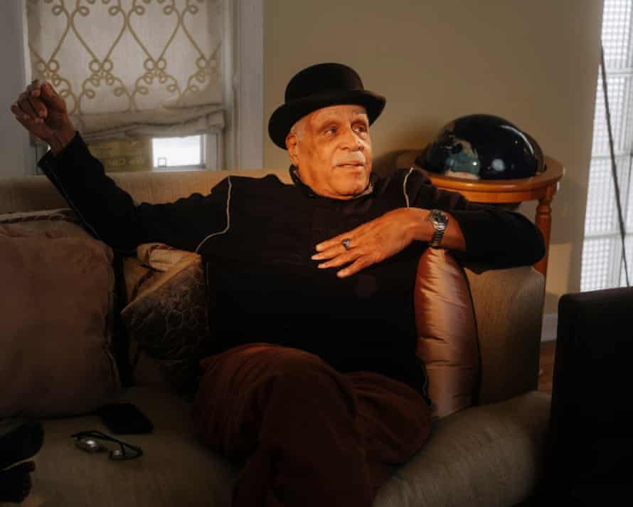 Art Clay at his home in Chicago. Clay, along with Ben Finley, are the first African Americans to be inducted into the US Ski and Snowboard Hall of Fame.