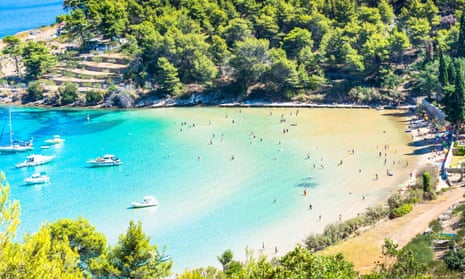 A beach in Croatia