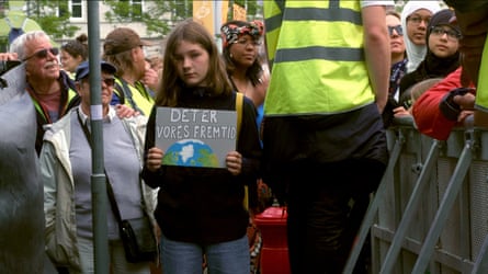 Young Danish protesters demand instant action on climate change