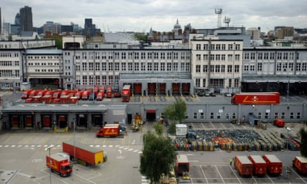 The Mount Pleasant postal sorting office in London.