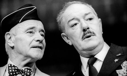 Lemmon and Gambon in Veterans Day at Theatre Royal Haymarket in 1989.