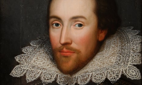 Shakespeare, painted circa 1610.