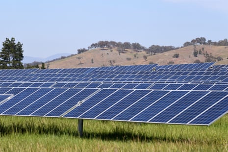 A solar farm in Canberra