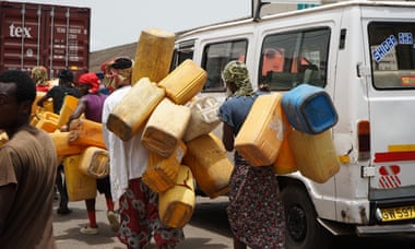 ‘Kufuor’ gallons seen on the streets of Accra.
