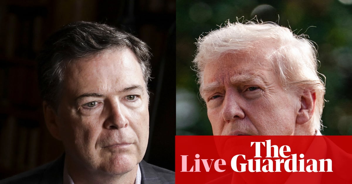 Ex-FBI director James Comey to appear in court amid concerns of Trump weaponizing justice department live