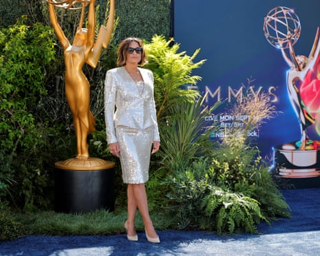 FILE PHOTO: Host of the 78th Emmy Awards Mariska Hargitay rolls out a blue carpet for the upcoming awards show in Los AngelesFILE PHOTO: Emmy Award-winning actor, director and producer Mariska Hargitay, host of the 78th Emmy Awards, poses on the day a blue carpet for the upcoming awards show is rolled out in Los Angeles, California, U.S., September 10, 2026. REUTERS/Mike Blake/File Photo