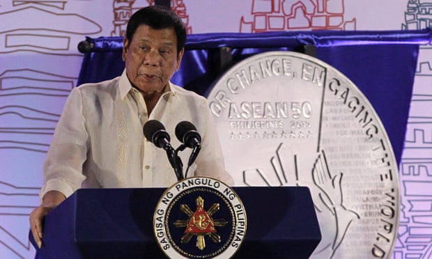 Philippine president Rodrigo Duterte.