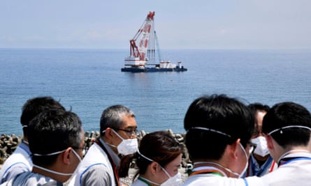 Last week Tepco said it installed the final piece of an undersea tunnel dug to be used to release the water offshore.