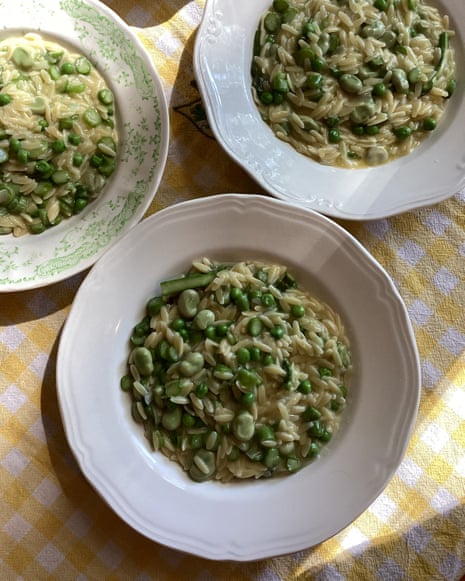 Rachel Roddy’s Spring Orzo.