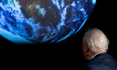 David Attenborough at the launch of the Cop26 UN Climate Summit in February 2020.