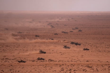 Soldaten der US-Armee in Marokko bei Militärübungen
