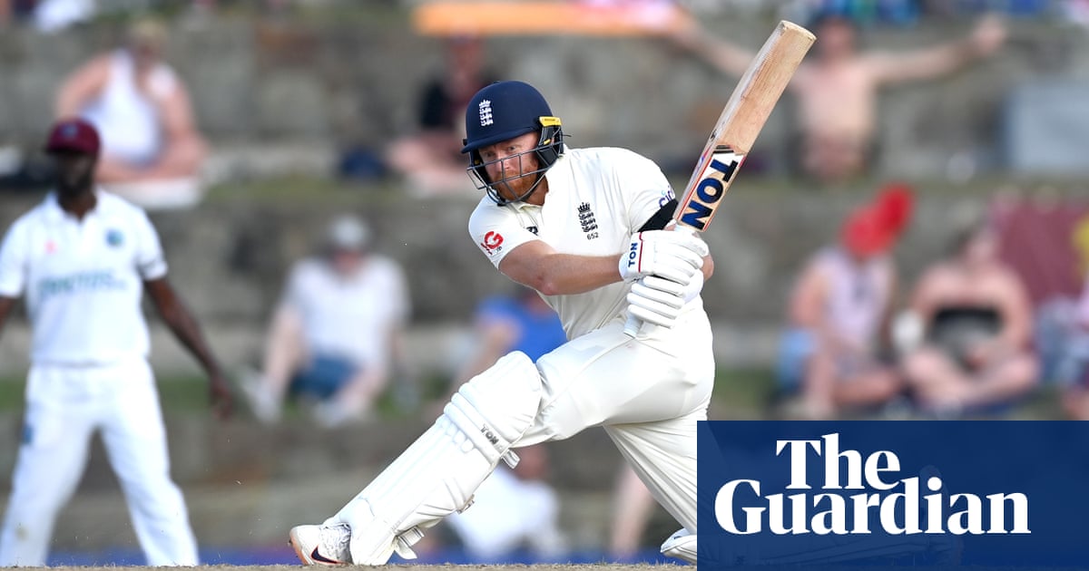 Jonny Bairstow rescues England with ton after West Indies strike early blows