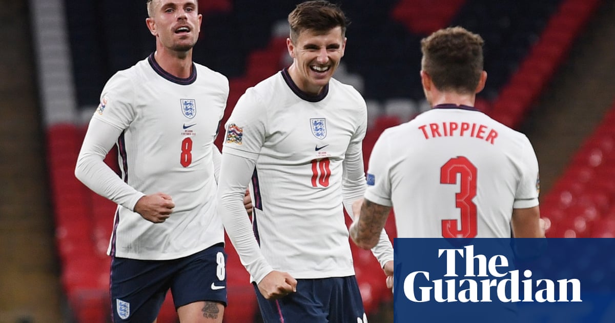 England sink Belgium in Nations League thanks to Mounts lucky break