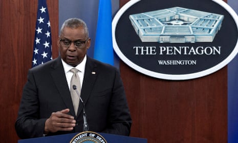 Lloyd Austin, the US defence secretary. The Biden White House and state department have proposed cooperation with the Hague-based ICC.