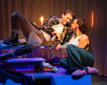 Morgan Gregory as Humanity and Danielle Steers as Earth in Hot Mess.