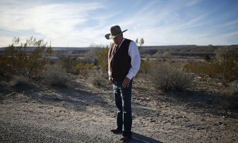 Rancher Cliven Bundy, who was the center of a standoff with federal officials in Nevada in 2014.