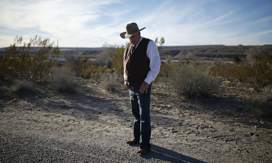 Cliven Bundy told a crowd of followers that ‘God [is] going to be with us’ and that it was time ‘to take our land back’.