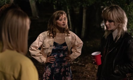 Purnell with Sophie Thatcher in Yellowjackets.