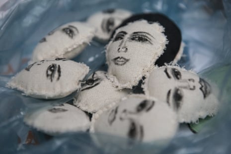Keyrings sold in Mexico City to raise money for victims of domestic violence