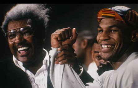 Mike Tyson with the boxing promoter Don King in Tyson.