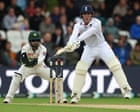 England v Pakistan: first men’s Test, day two – live updates