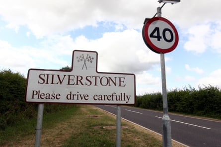 Silverstone colony roadworthy sign.